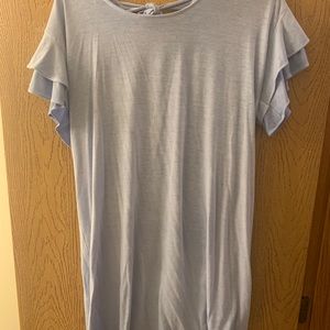Baby blue T-shirt dress